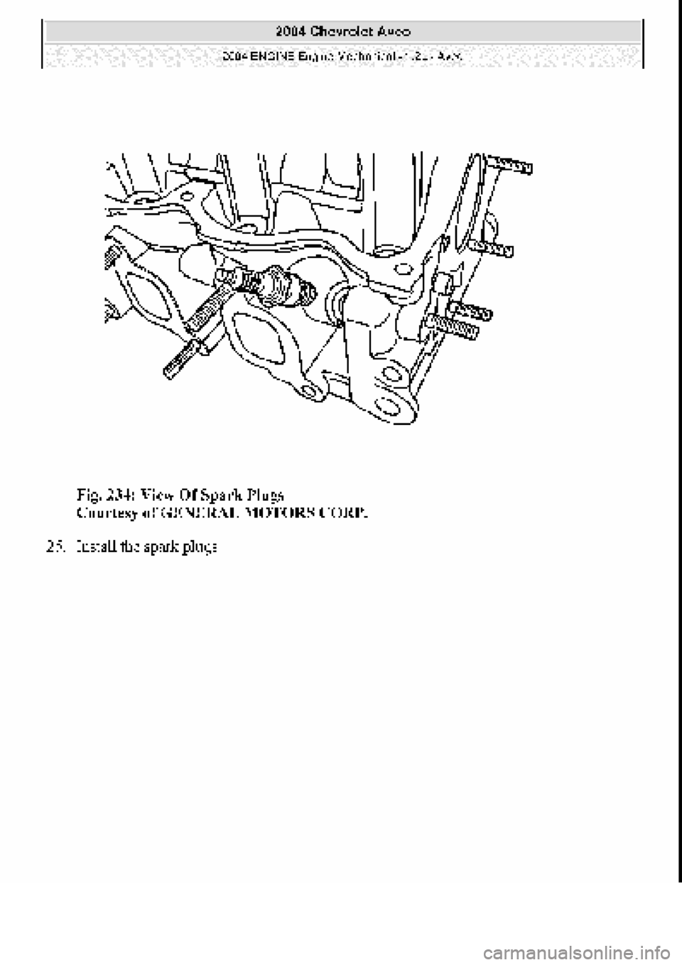 CHEVROLET AVEO 2002  Service Repair Manual 