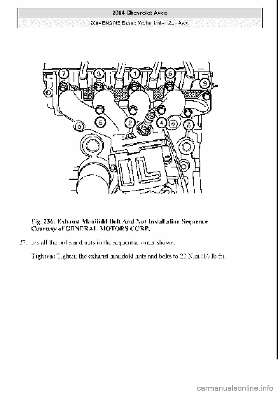 CHEVROLET AVEO 2002  Service Repair Manual 