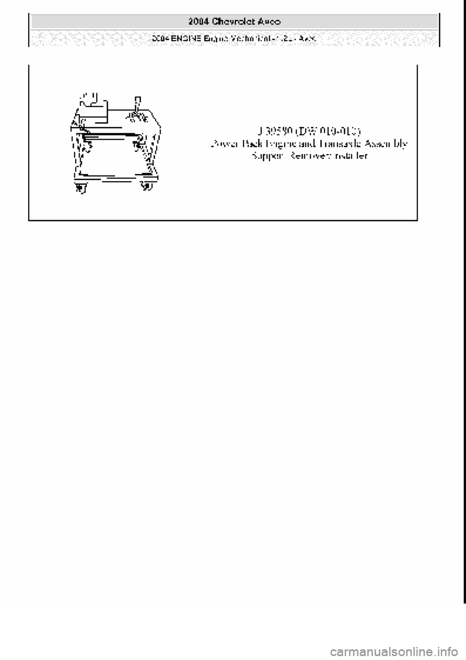 CHEVROLET AVEO 2002  Service Repair Manual 
