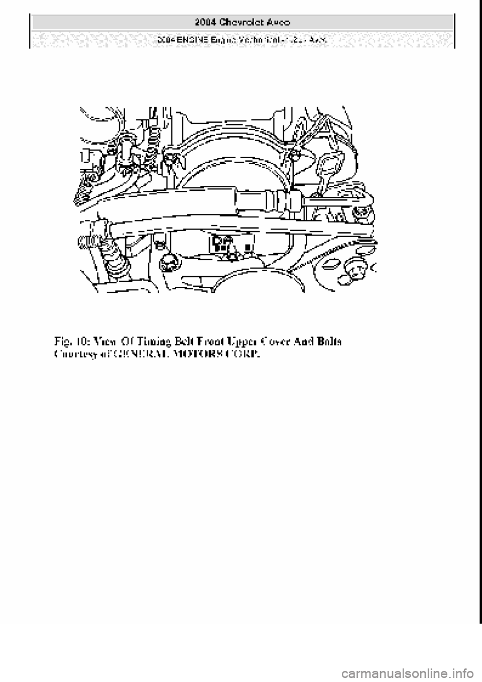 CHEVROLET AVEO 2002  Service Repair Manual 