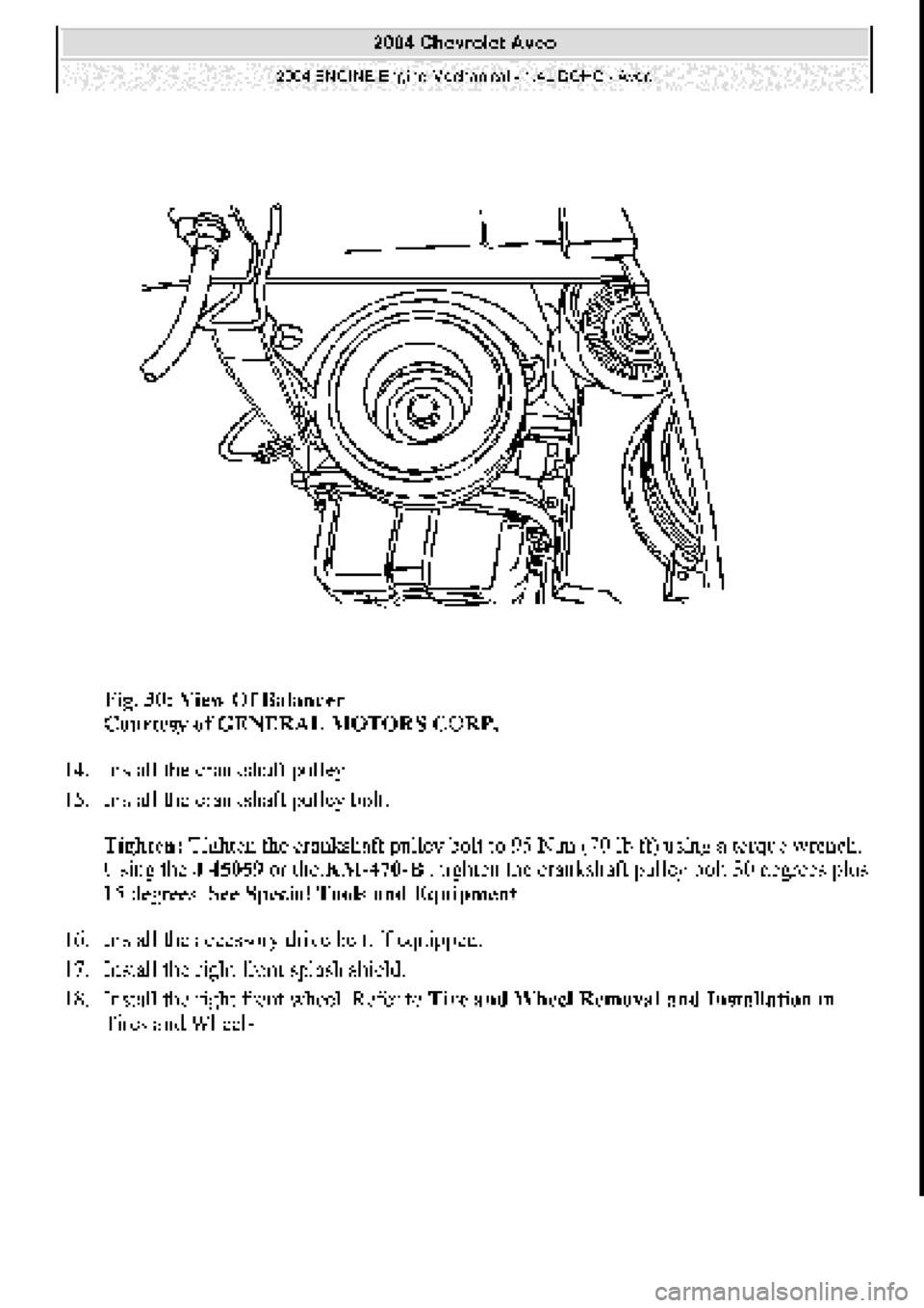 CHEVROLET AVEO 2002  Service Repair Manual 