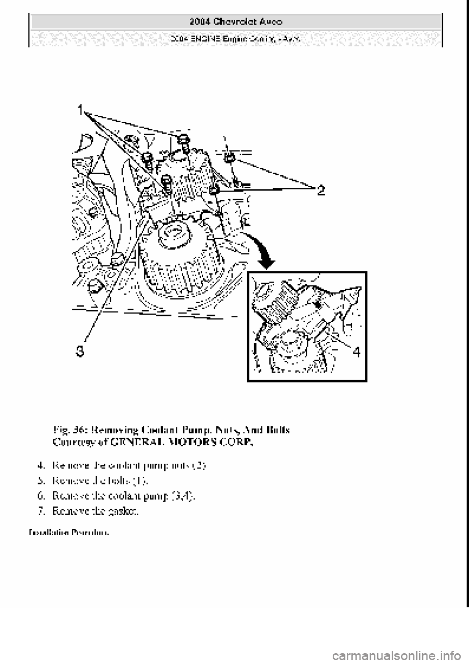 CHEVROLET AVEO 2002  Service Repair Manual 