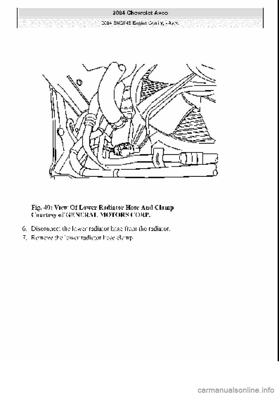 CHEVROLET AVEO 2002  Service Repair Manual 