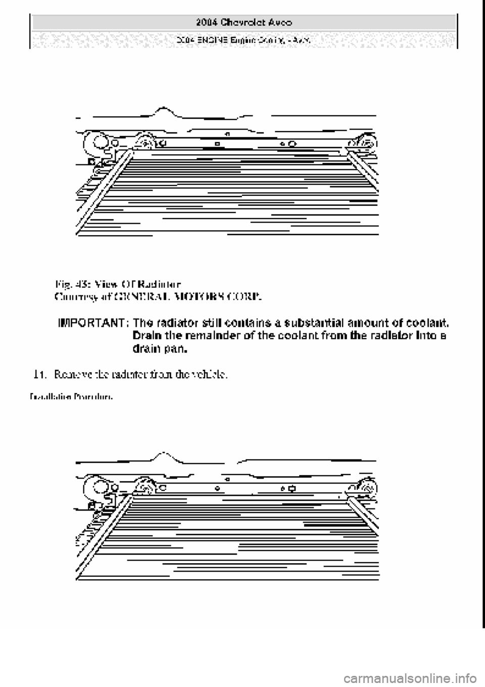 CHEVROLET AVEO 2002  Service Repair Manual 