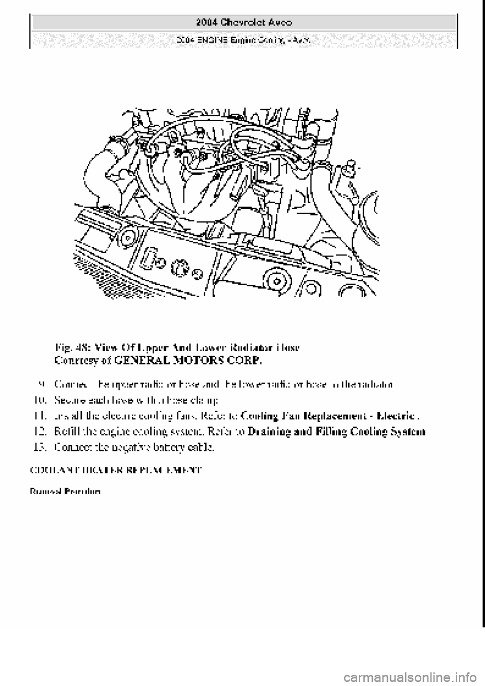 CHEVROLET AVEO 2002  Service Repair Manual 