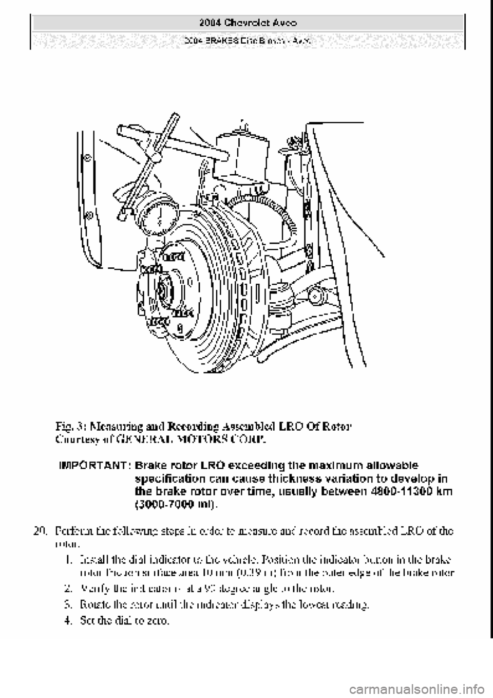 CHEVROLET AVEO 2002  Service Repair Manual 