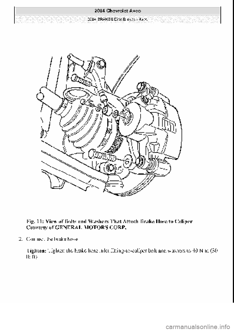CHEVROLET AVEO 2002  Service Repair Manual 