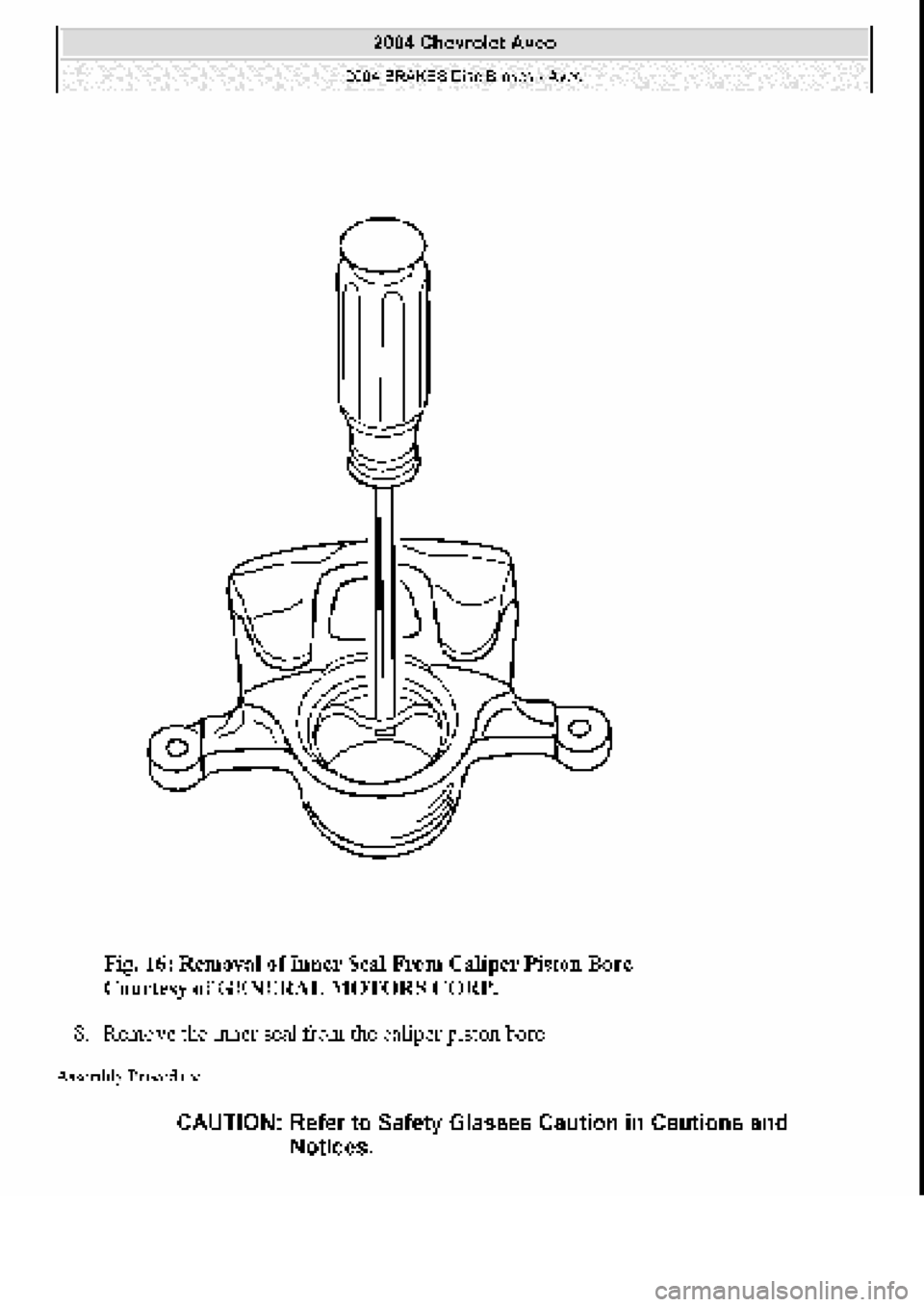 CHEVROLET AVEO 2002  Service Repair Manual 