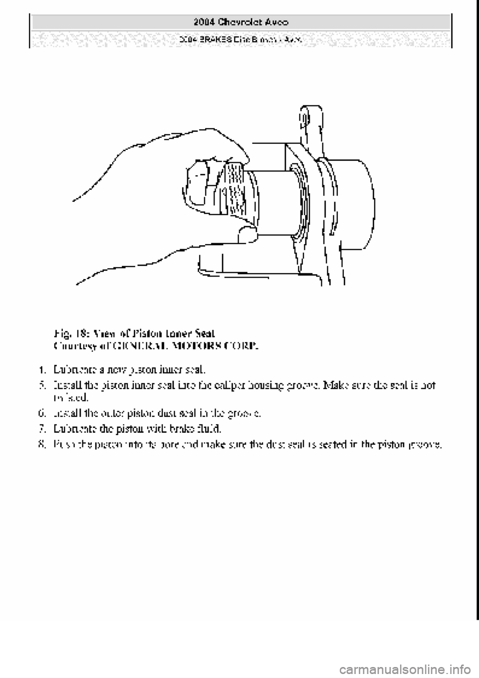 CHEVROLET AVEO 2002  Service Repair Manual 