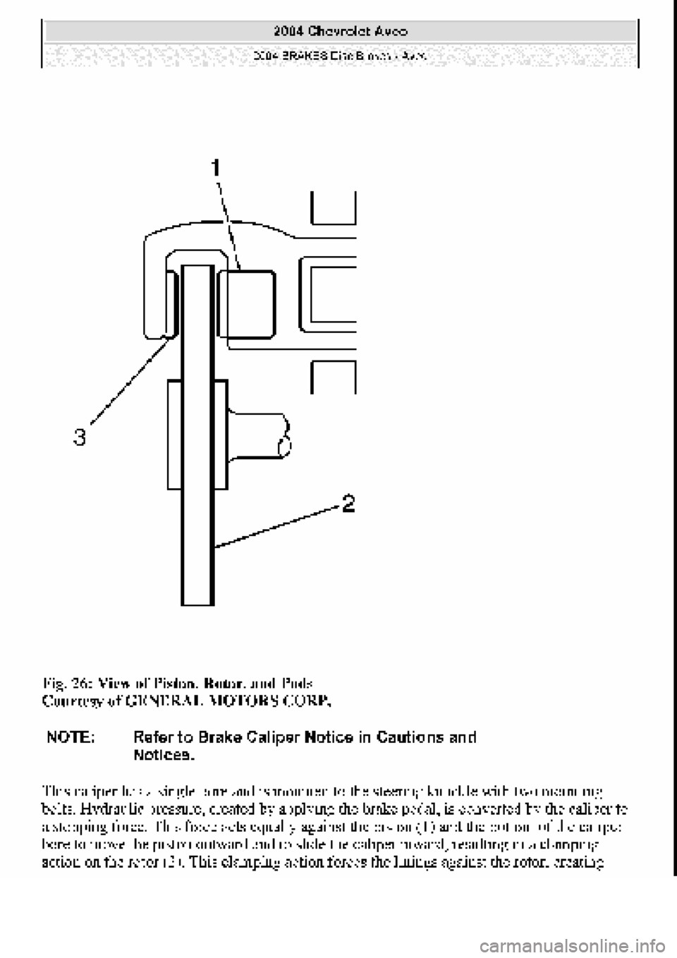 CHEVROLET AVEO 2002  Service Repair Manual 