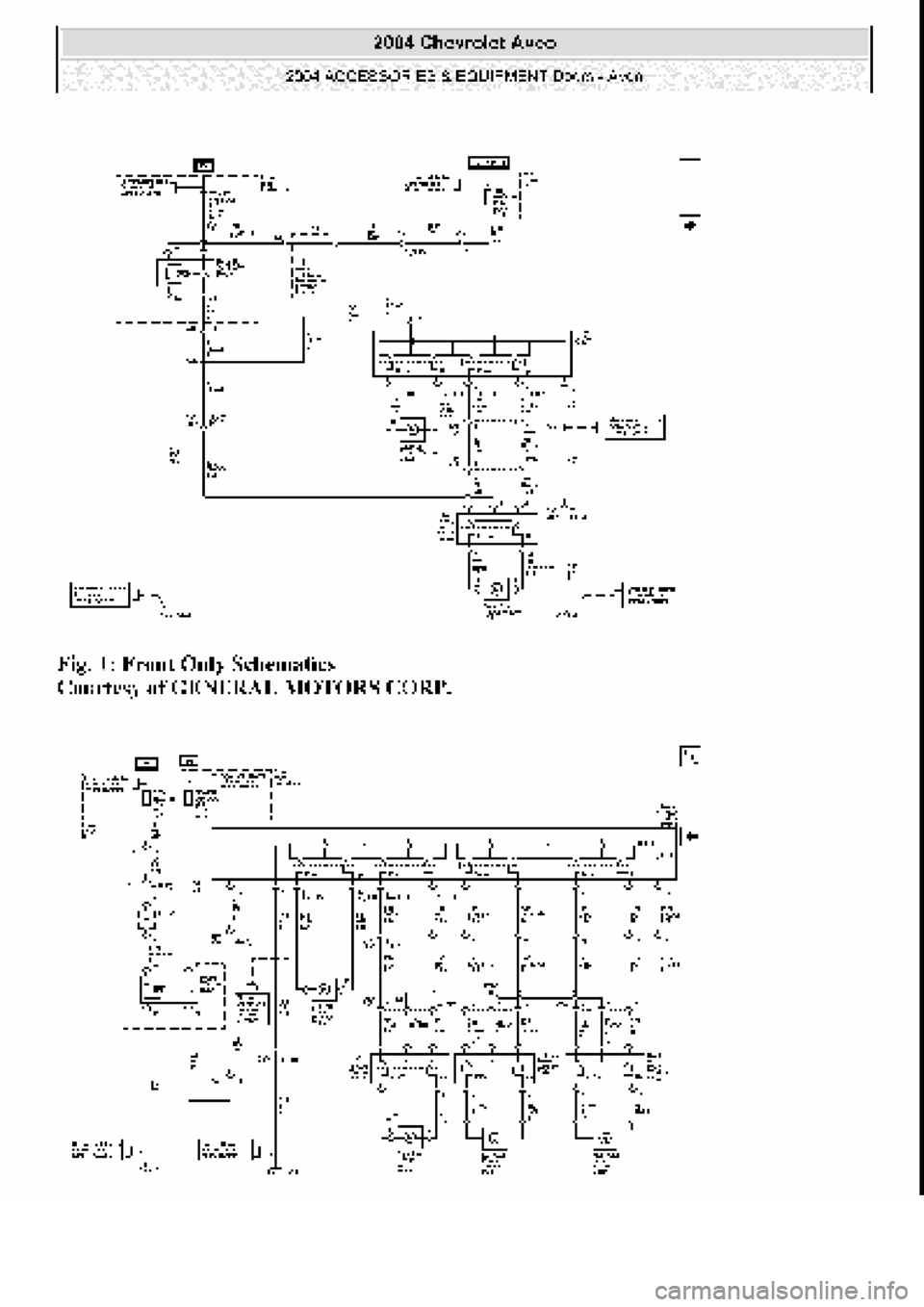 CHEVROLET AVEO 2002  Service Repair Manual 