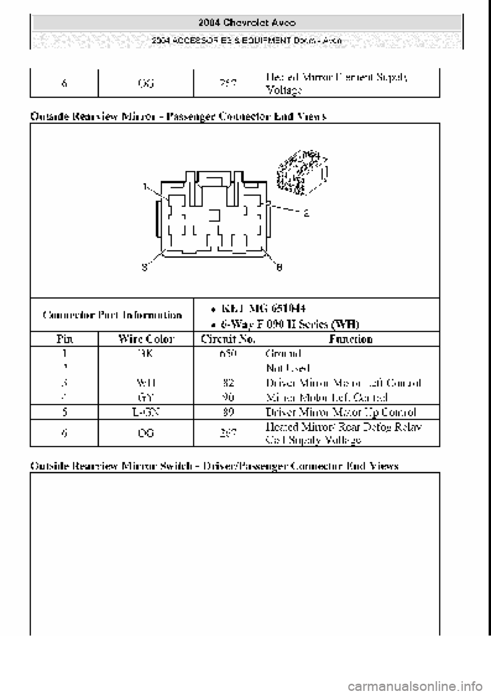 CHEVROLET AVEO 2002  Service Repair Manual 