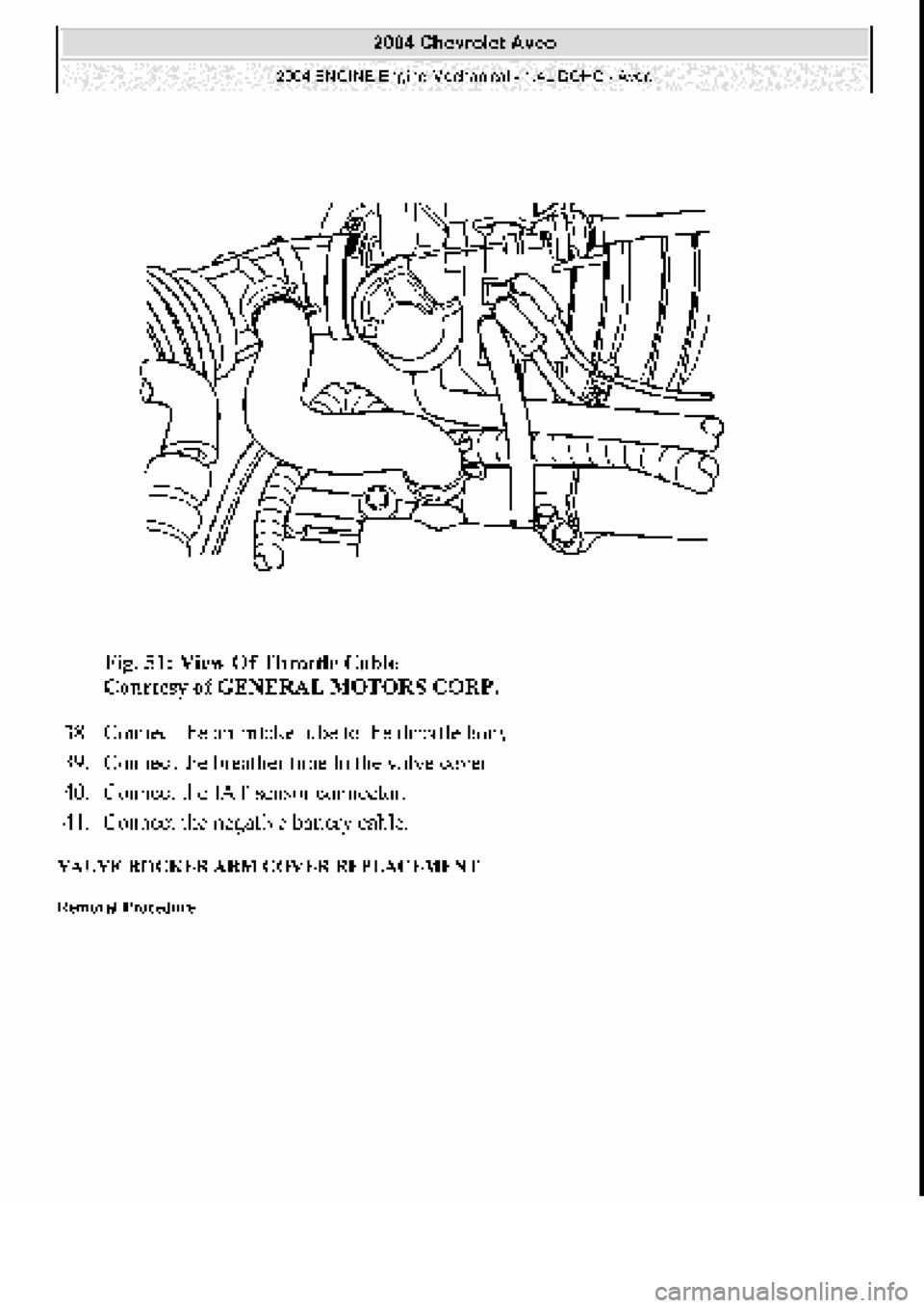 CHEVROLET AVEO 2002  Service Repair Manual 