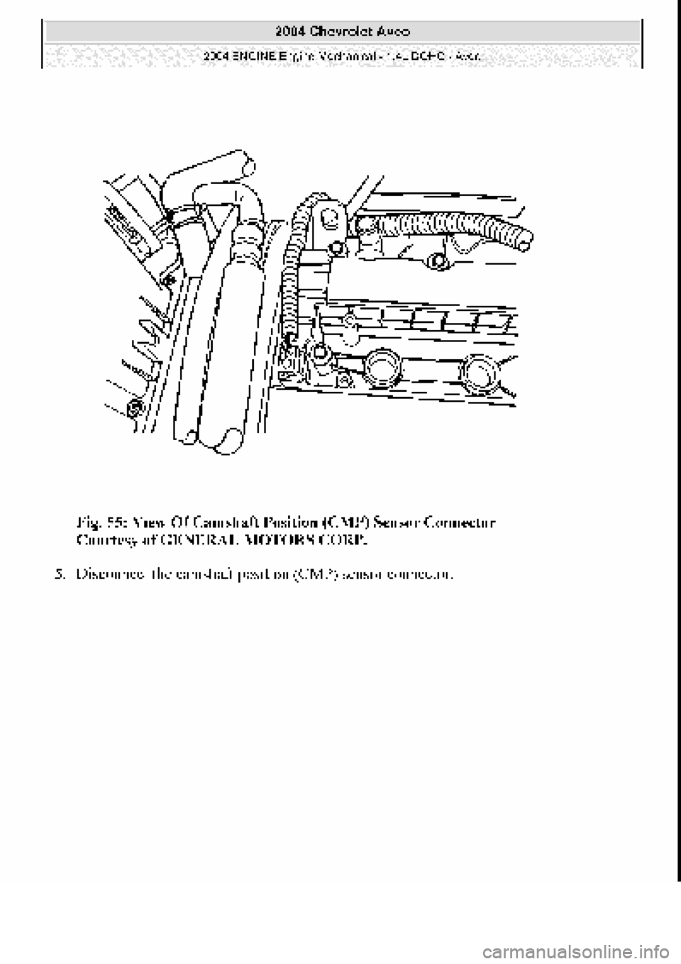 CHEVROLET AVEO 2002  Service Repair Manual 