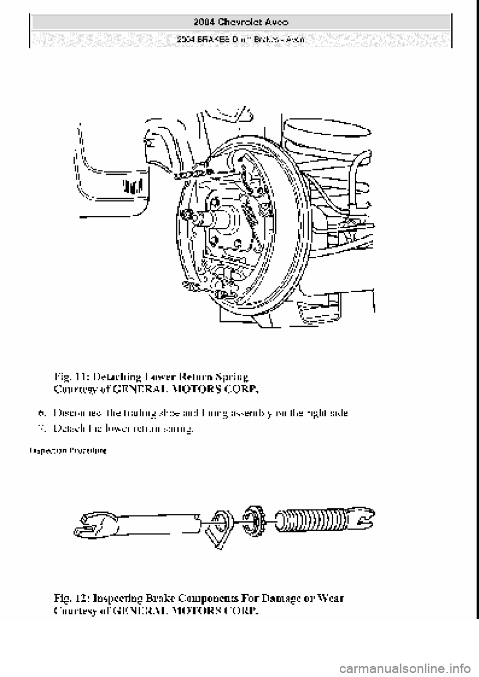 CHEVROLET AVEO 2002  Service Repair Manual 