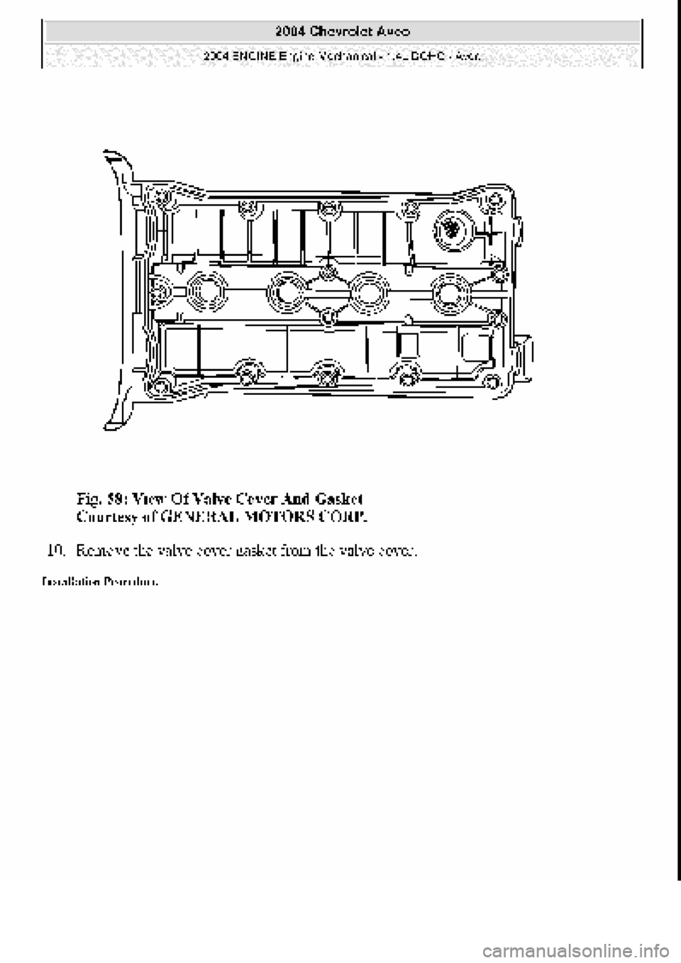 CHEVROLET AVEO 2002  Service Repair Manual 