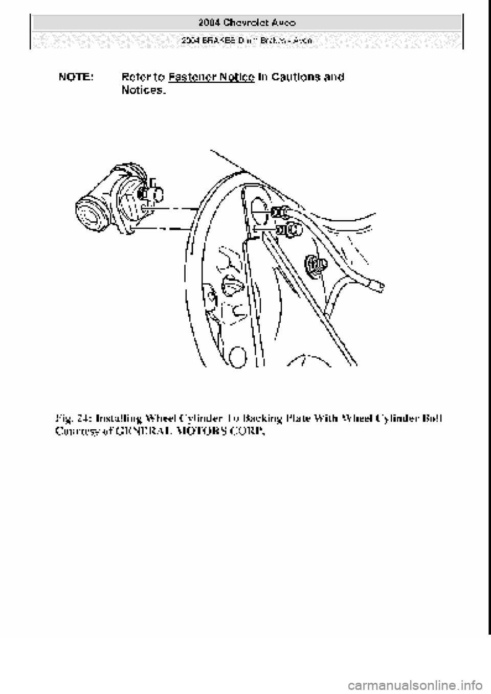 CHEVROLET AVEO 2002  Service Repair Manual 