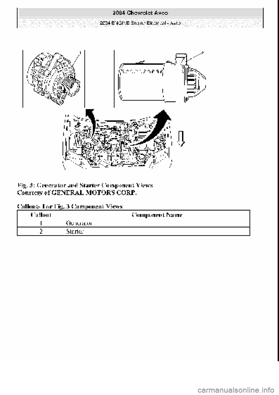 CHEVROLET AVEO 2002  Service Repair Manual 