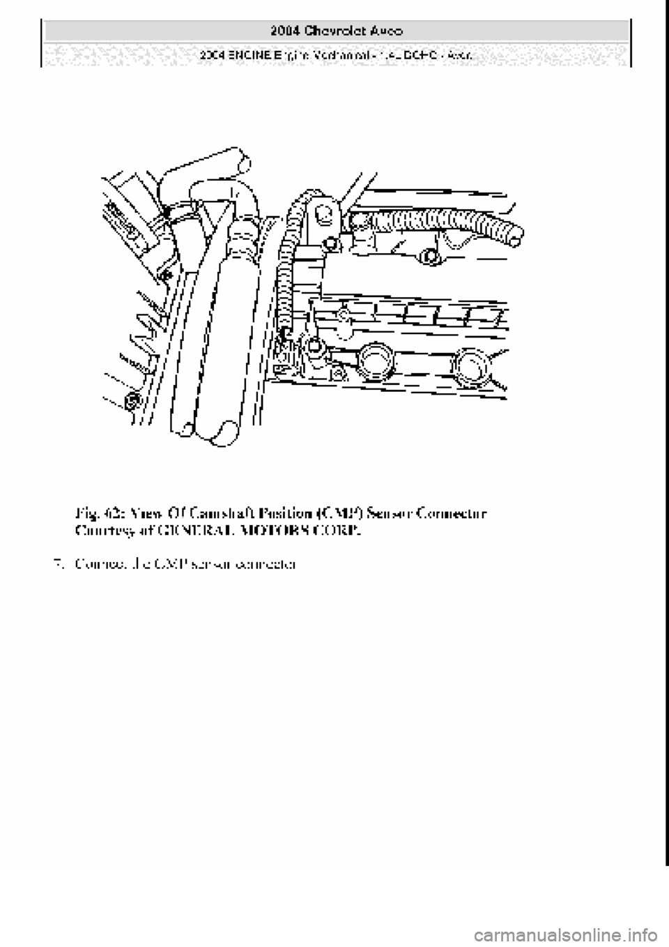 CHEVROLET AVEO 2002  Service Repair Manual 