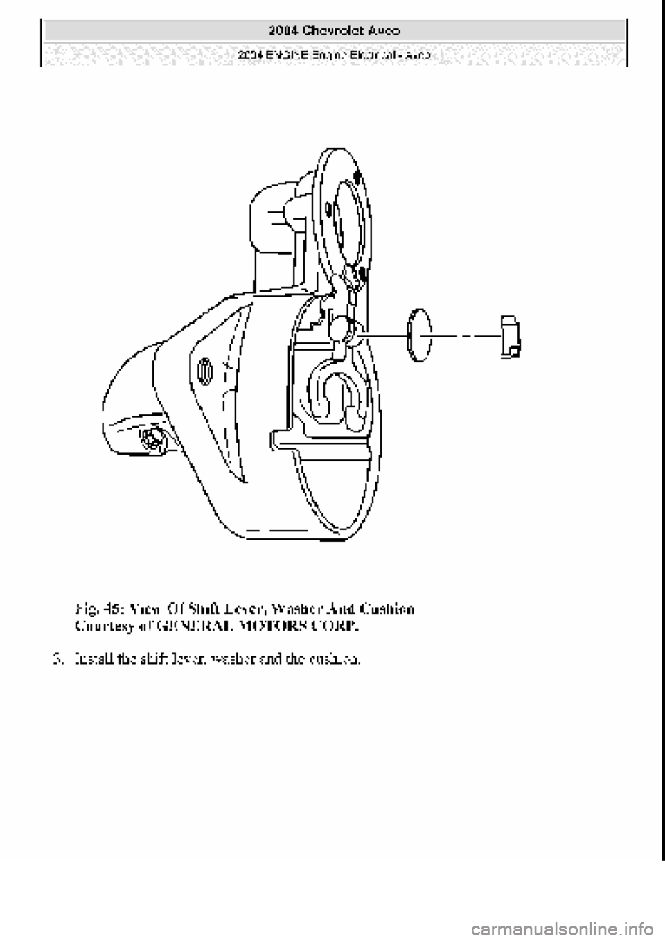 CHEVROLET AVEO 2002  Service Repair Manual 