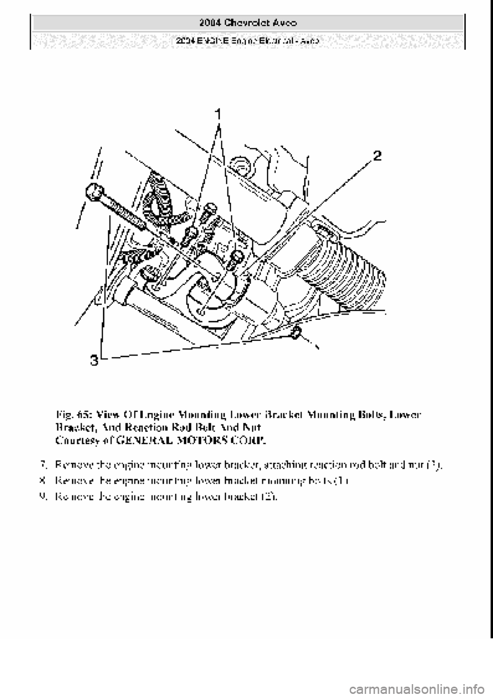 CHEVROLET AVEO 2002  Service Repair Manual 