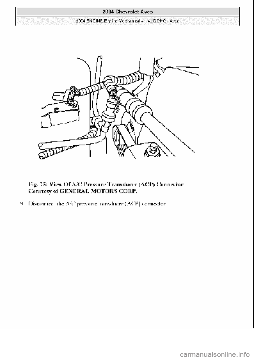 CHEVROLET AVEO 2002  Service Repair Manual 