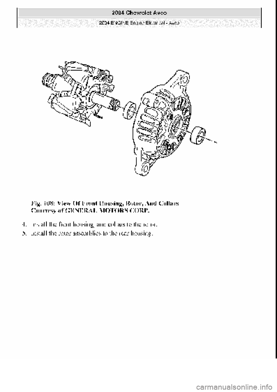 CHEVROLET AVEO 2002  Service Repair Manual 