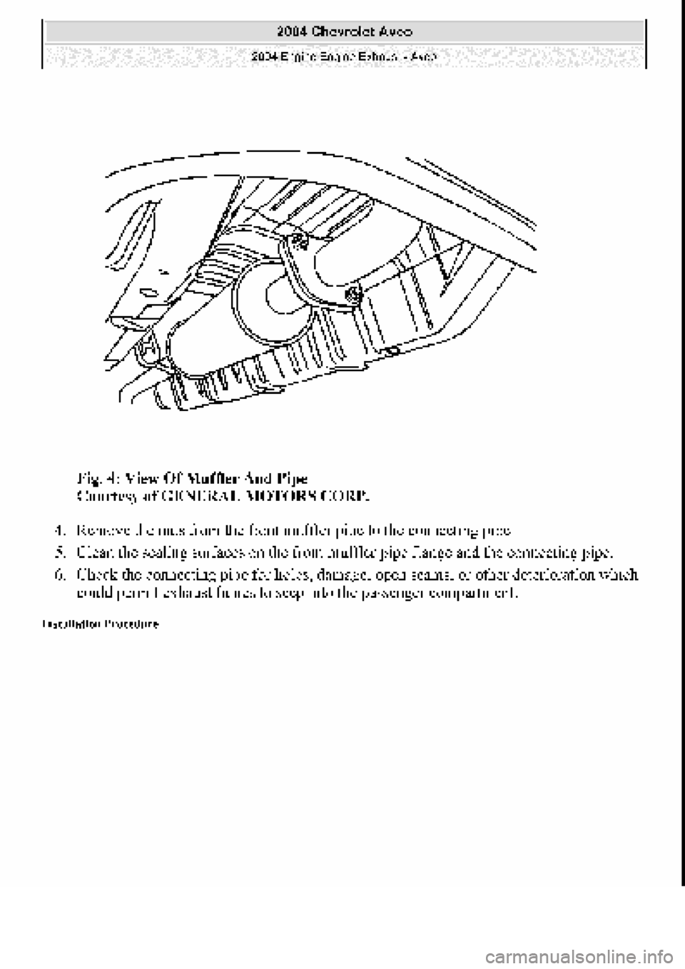 CHEVROLET AVEO 2002  Service Repair Manual 