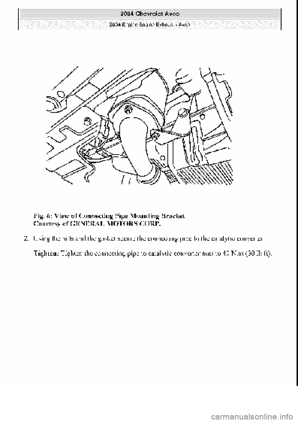 CHEVROLET AVEO 2002  Service Repair Manual 