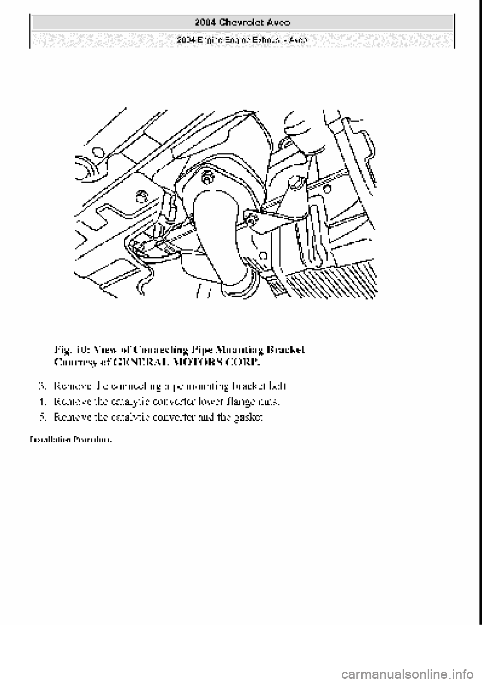 CHEVROLET AVEO 2002  Service Repair Manual 