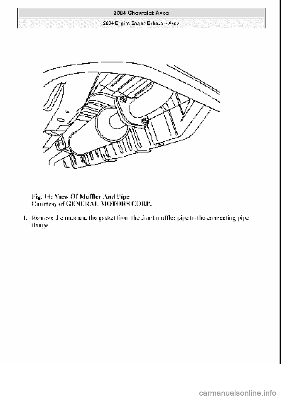CHEVROLET AVEO 2002  Service Repair Manual 