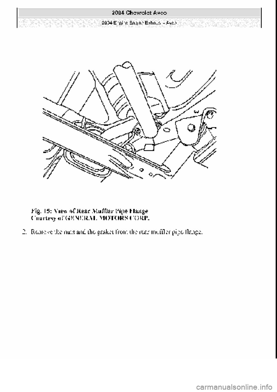 CHEVROLET AVEO 2002  Service Repair Manual 