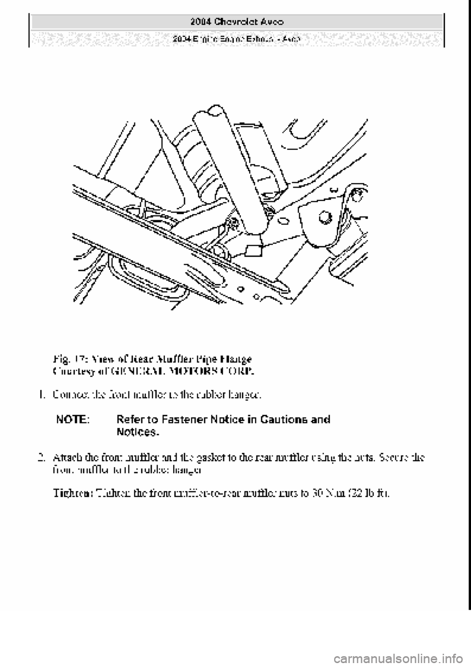 CHEVROLET AVEO 2002  Service Repair Manual 