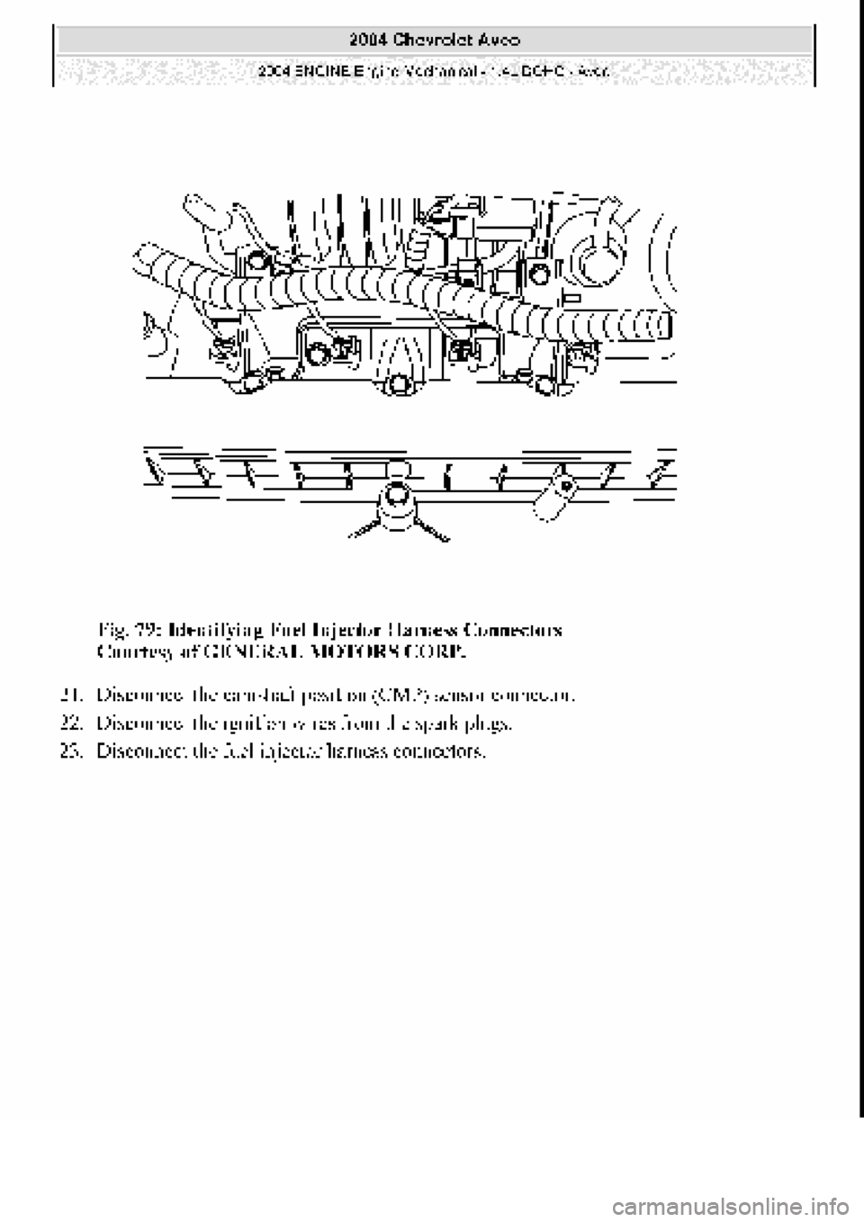 CHEVROLET AVEO 2002  Service Repair Manual 