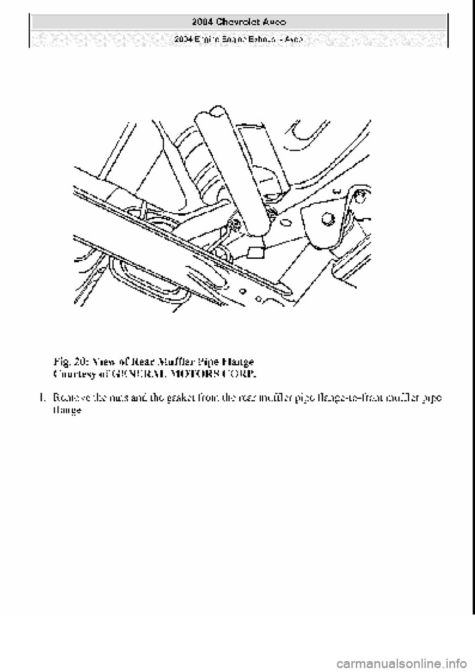 CHEVROLET AVEO 2002  Service Repair Manual 