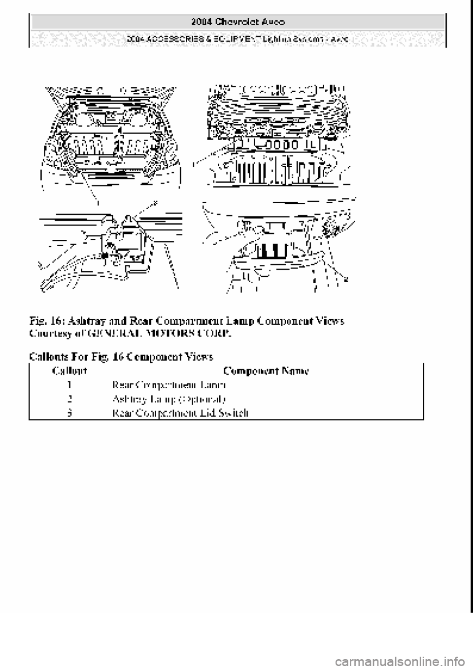 CHEVROLET AVEO 2002  Service Repair Manual 
