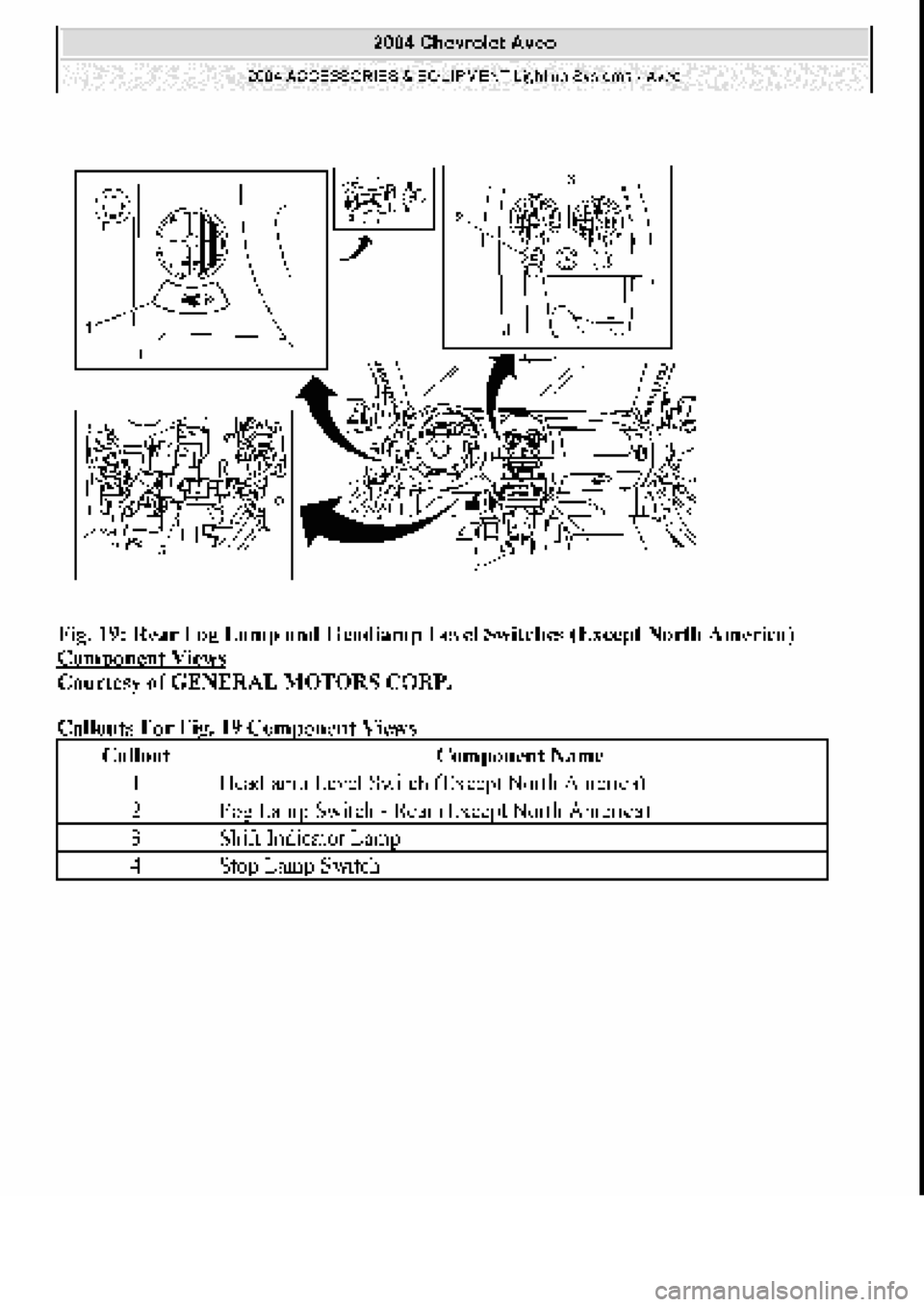 CHEVROLET AVEO 2002  Service Repair Manual 