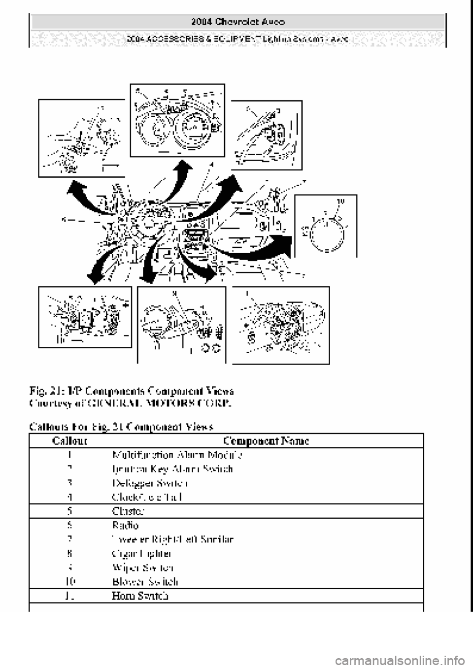 CHEVROLET AVEO 2002  Service Repair Manual 