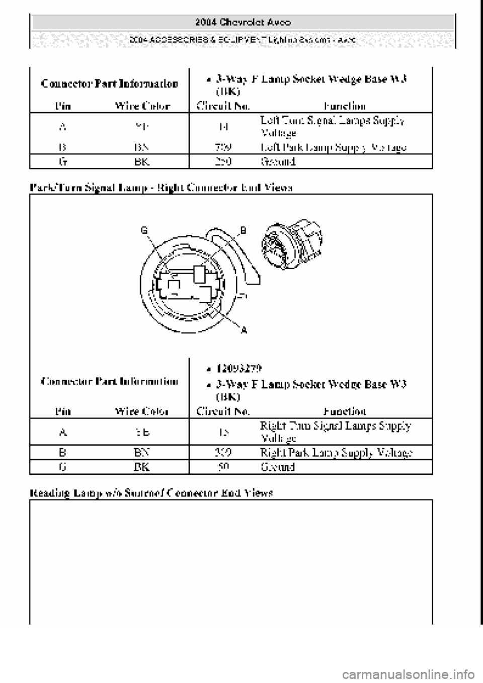 CHEVROLET AVEO 2002  Service Repair Manual 