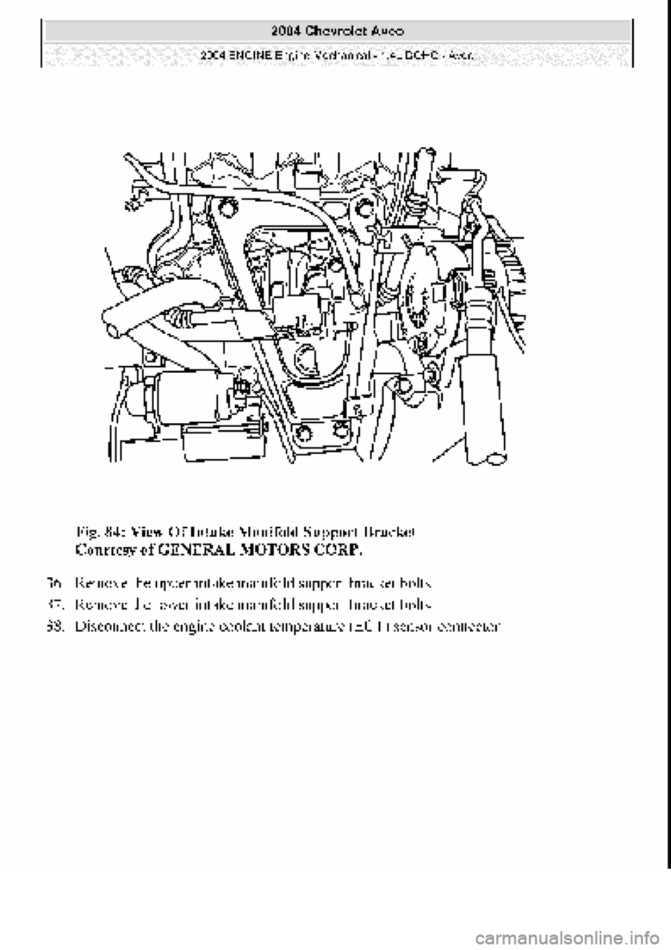 CHEVROLET AVEO 2002  Service Repair Manual 
