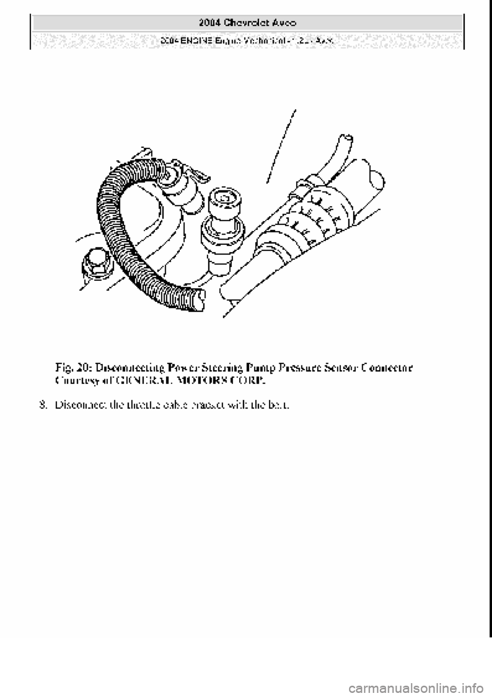 CHEVROLET AVEO 2002  Service Repair Manual 