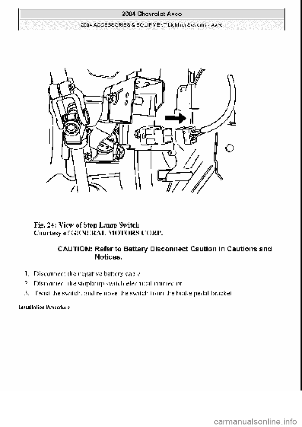 CHEVROLET AVEO 2002  Service Repair Manual 
