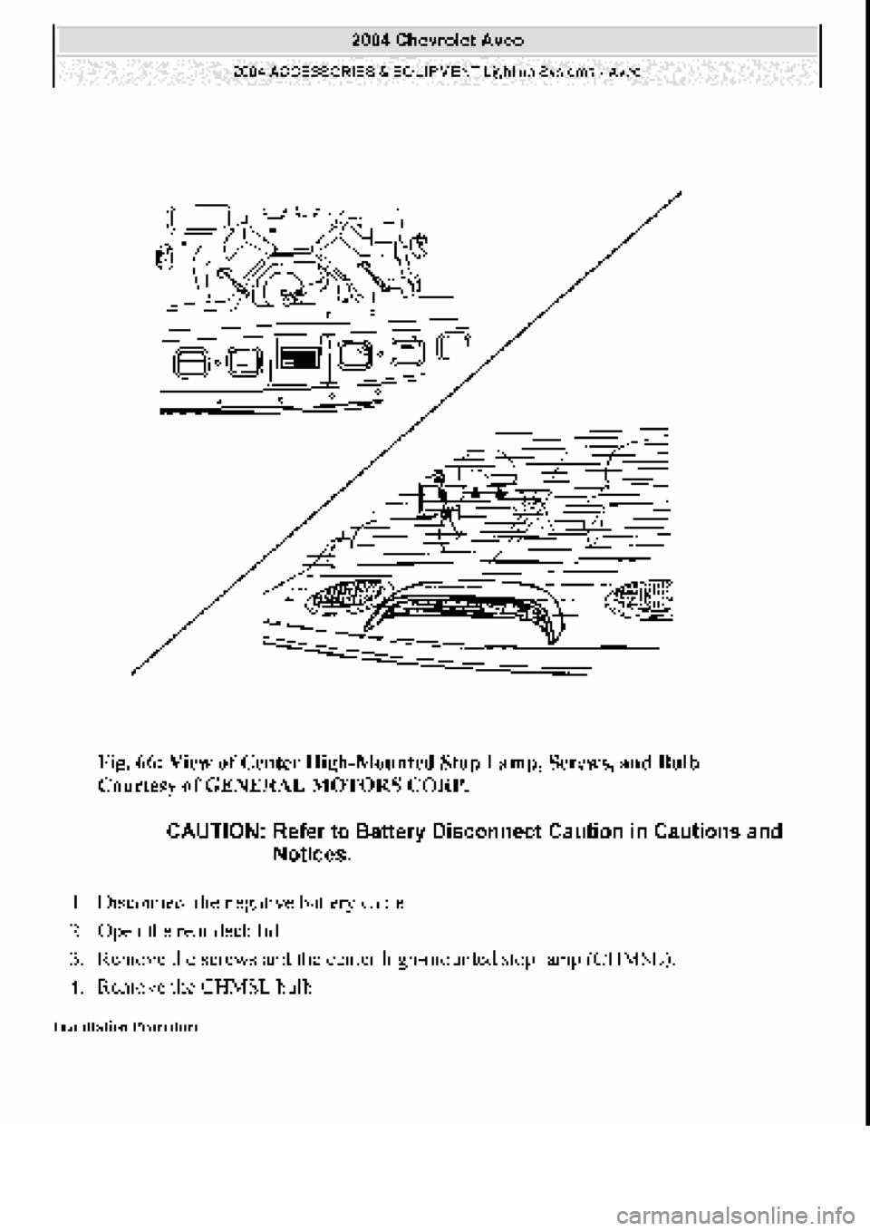 CHEVROLET AVEO 2002  Service Repair Manual 