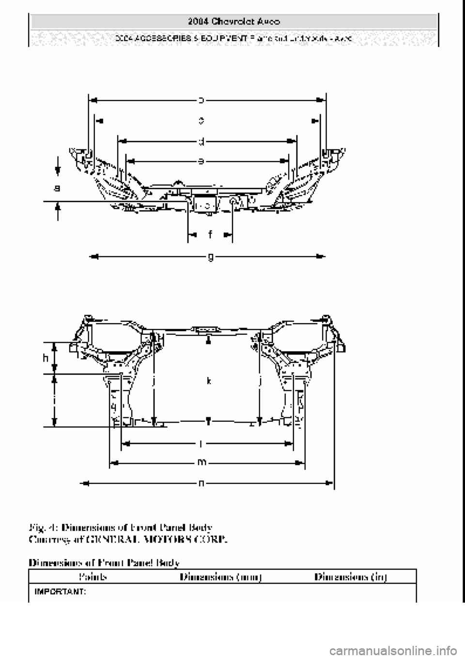 CHEVROLET AVEO 2002  Service Repair Manual 