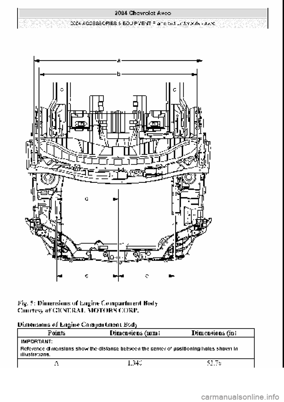 CHEVROLET AVEO 2002  Service Repair Manual 