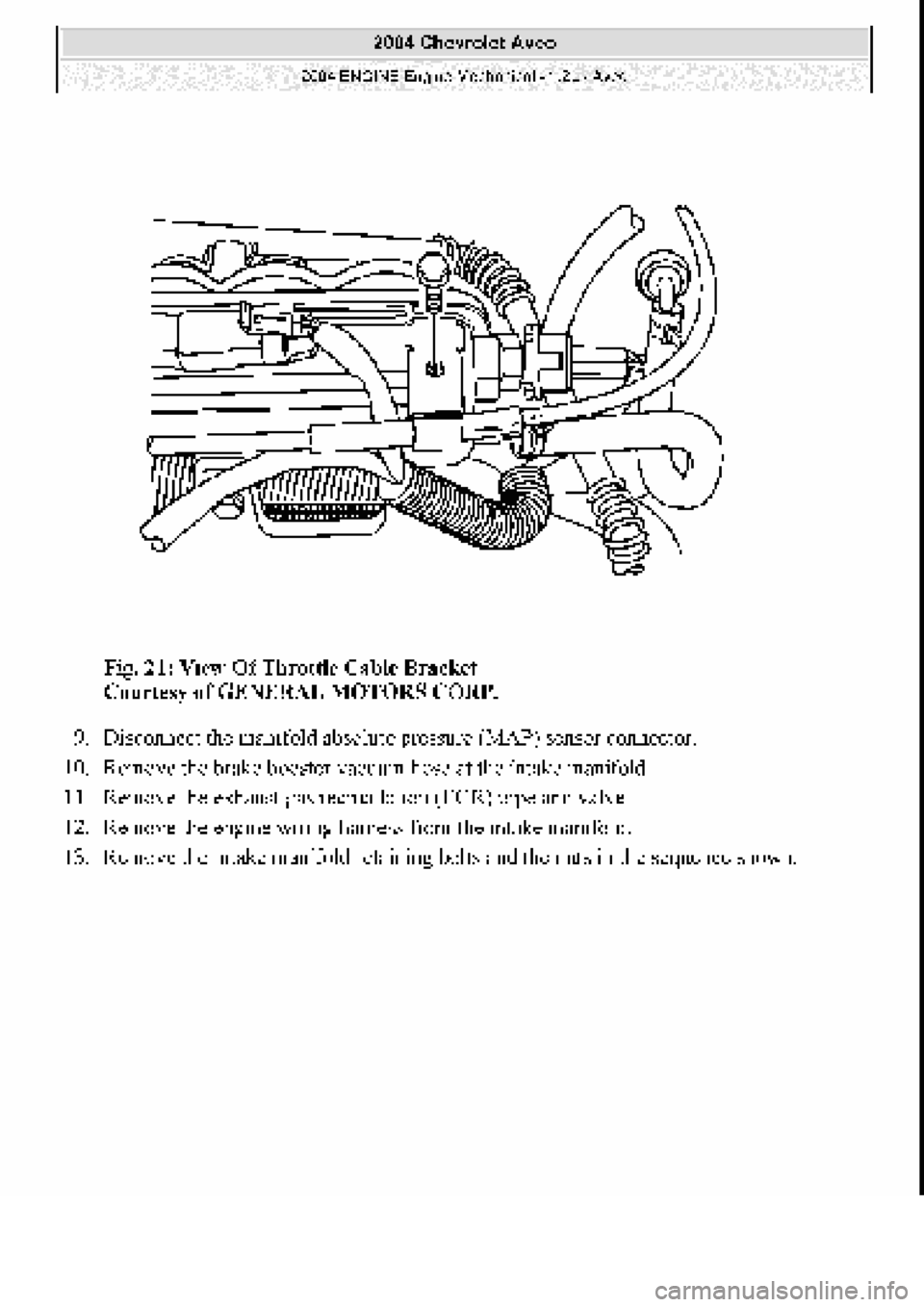 CHEVROLET AVEO 2002  Service Repair Manual 