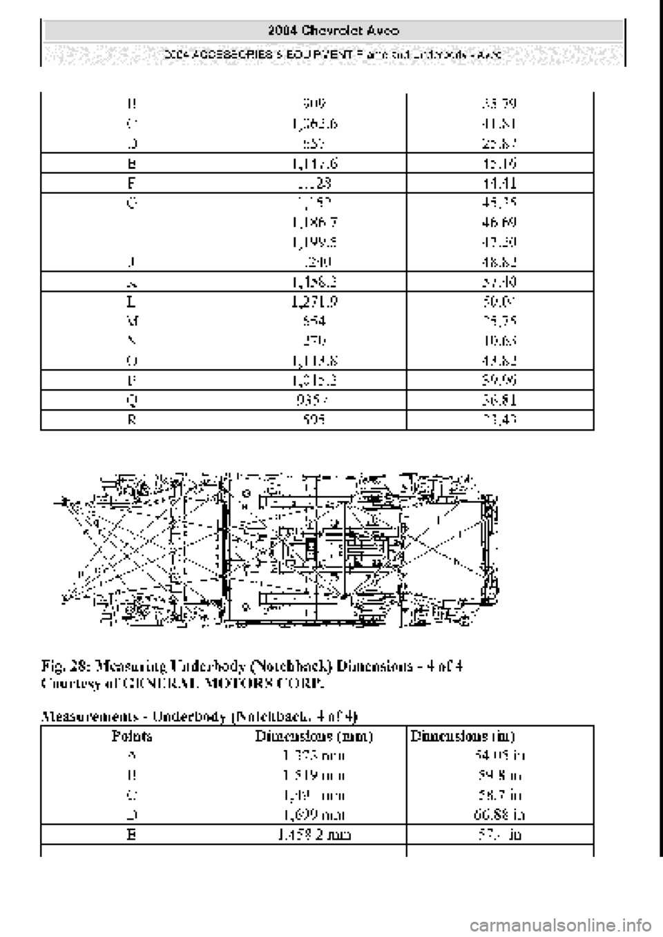 CHEVROLET AVEO 2002  Service Repair Manual 