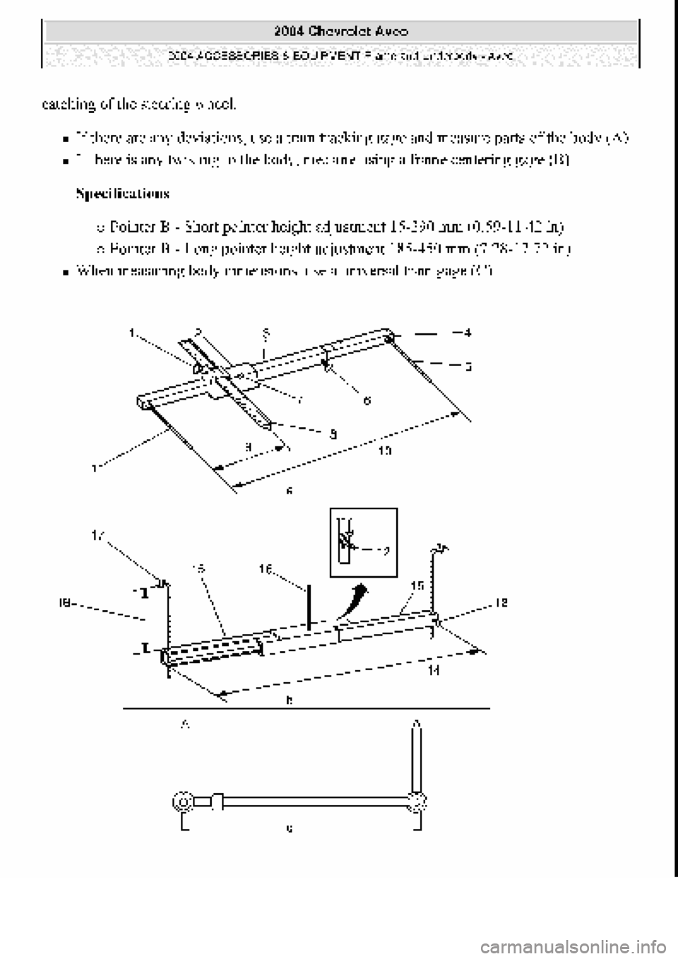 CHEVROLET AVEO 2002  Service Repair Manual 