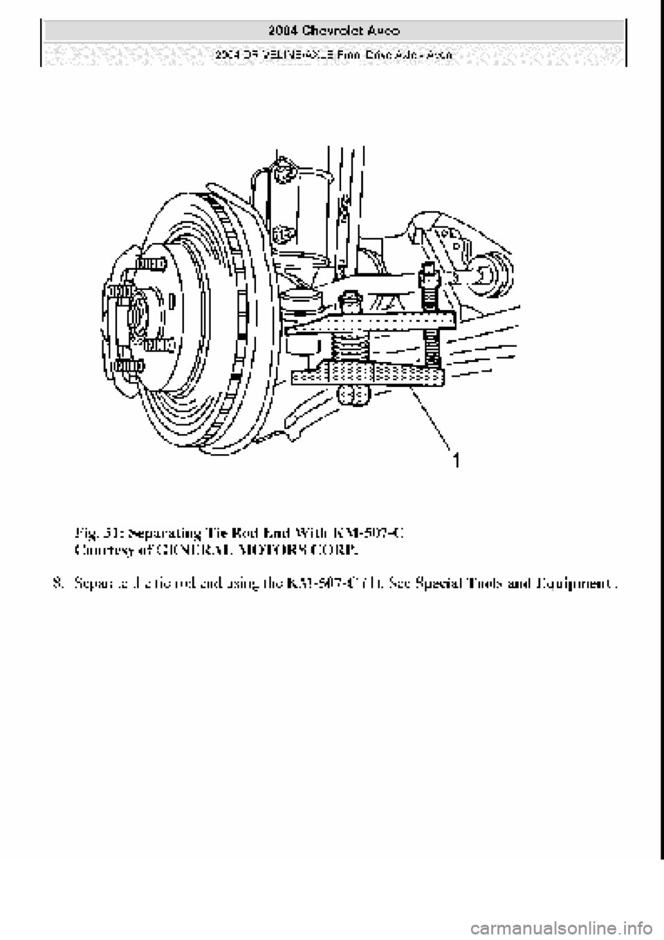 CHEVROLET AVEO 2002  Service Repair Manual 