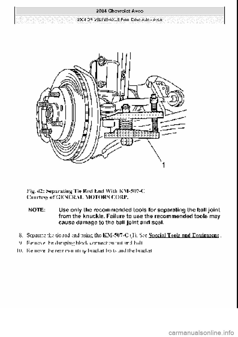 CHEVROLET AVEO 2002  Service Repair Manual 